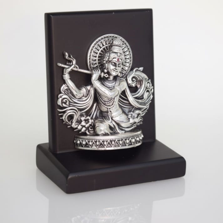 Suraj Bhan Jewellery Hub - Silver Bliss Krishna Showpiece